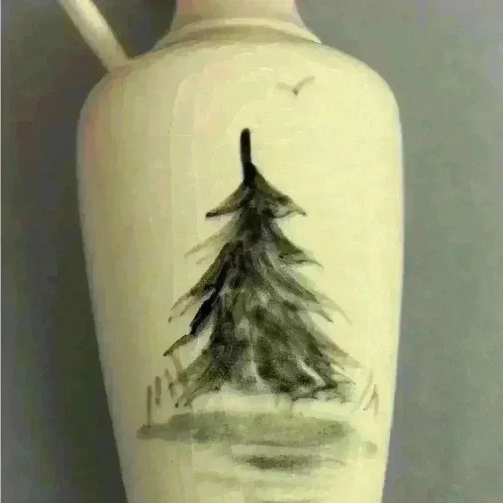 Bering Sea Vintage Originals Pitcher or Vase #1404 hand painted made in Alaska